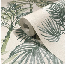 Rouleau de papier peint avec motif de palmiers