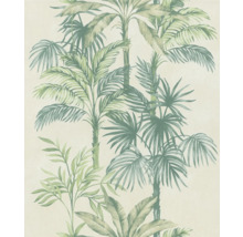 Papier peint à motif de palmiers
