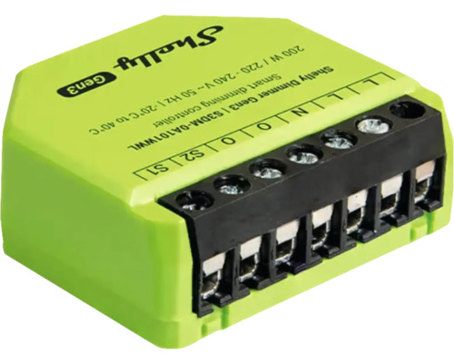 Shelly Dimmer Gen3 zur intelligenten Dimmung