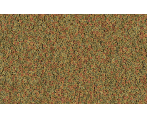 Nahaufnahme von Fischfutterflocken