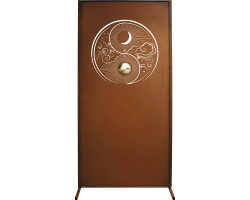 Paravent avec motif Yin Yang pour l''intérieur