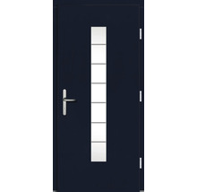 Porte d''entrée avec insert en verre et poignée