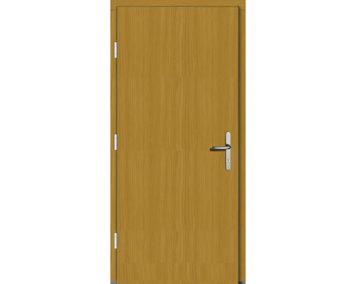 Holztür mit Drückergarnitur