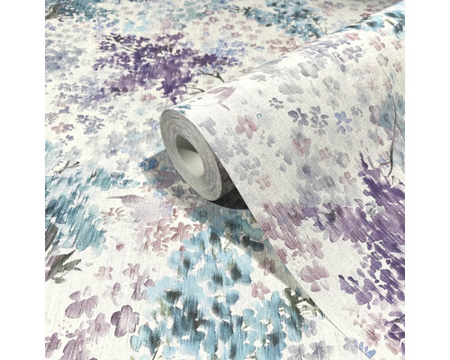 Tapetenrolle mit Blumenmuster