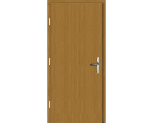 Holztür mit Türgriff