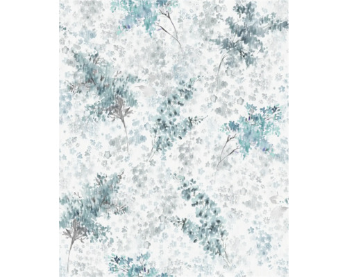 Tapete mit floralem Muster und Baumdesign