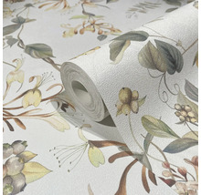 Tapetenrolle mit Blütenmuster