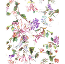 Blumenmuster mit blühenden Zweigen