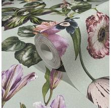 Tapetenrolle mit floralem Muster