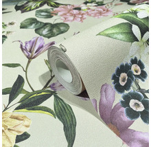 Rouleau de papier peint à motif floral