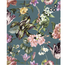 Blumentapete mit floralem Muster für die Raumgestaltung