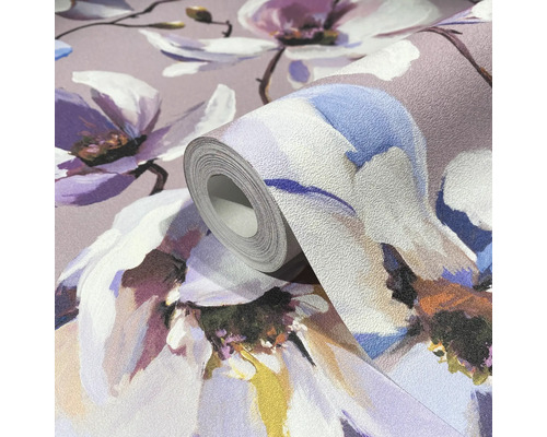 Rolle Vliestapete mit Blumenmuster