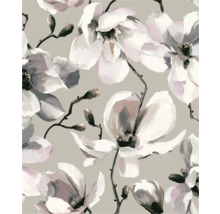 Dekorative Tapete mit floralem Magnolienmuster
