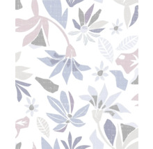 Blumenmuster Tapete mit abstraktem Design
