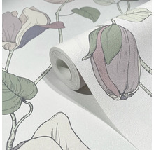 Rolle Tapete mit Blumenmuster