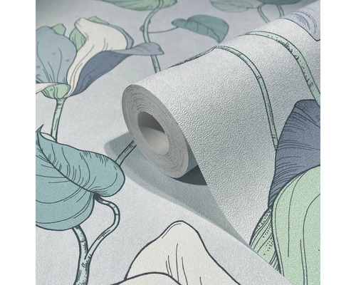 Rolle Tapete mit Blumenmuster