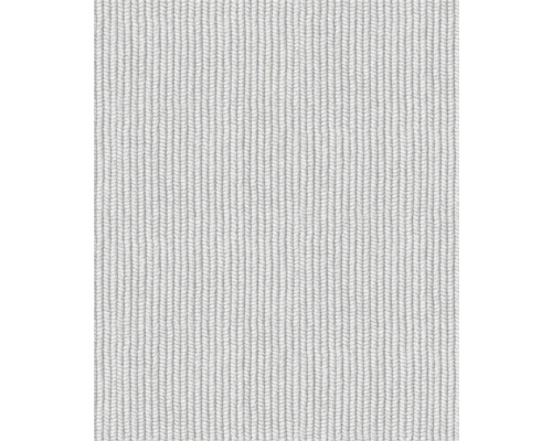 Vliestapete 47483 Flora Textil-optik grau Detailansicht eines gewebten Stoffes