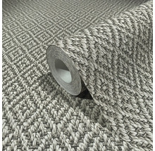 Rouleau de papier peint avec motif tissé