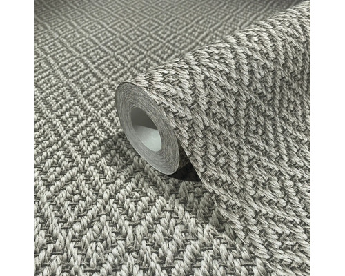 Rouleau de papier peint avec motif tissé