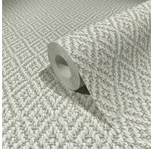 Rouleau de papier peint avec motif tissé