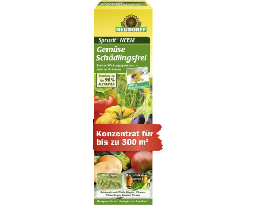 Neudorff Spruzit Anti-nuisibles Neem Légumes concentré jusqu''à 300 mètres carrés