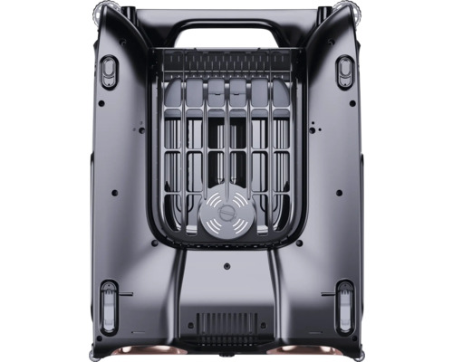 Radiateur soufflant mobile avec éléments chauffants et ventilateur