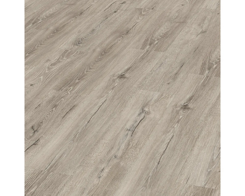 Vinylboden Panora Eiche grau Landhausdiele 1292 x 193 x 7,5 mm Detailaufnahme von Laminatboden in Holzoptik