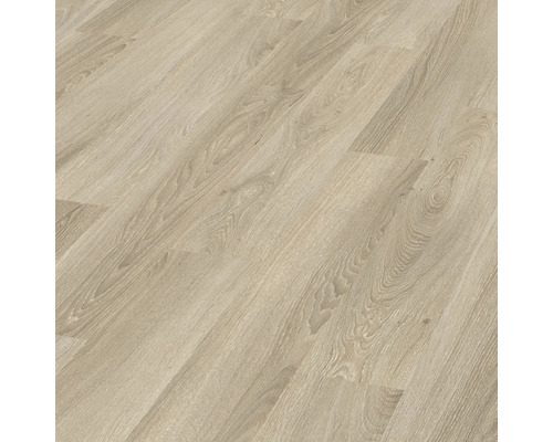 Nahaufnahme von hellem Laminatboden mit Holzmaserung
