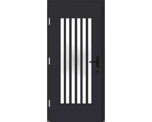 Tür mit fünf Lichtausschnitten