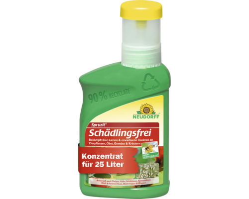 Concentré anti-parasites Neudorff Spruzit 250 ml Spruzit Concentré anti-nuisibles pour 25 litres