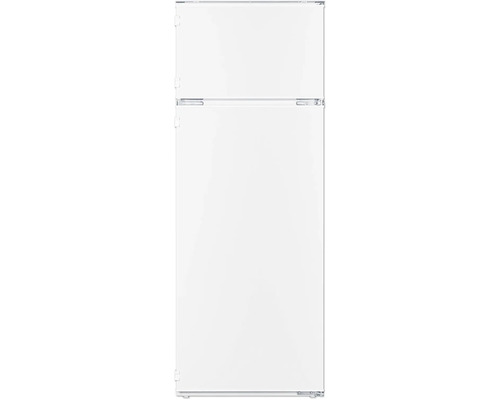 Réfrigérateur blanc avec congélateur en haut