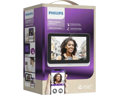 Emballage moniteur supplémentaire Philips WelcomeEye Connect 3