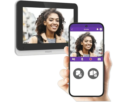Système d''interphone Philips avec commande par smartphone