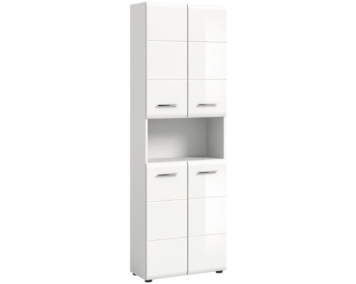 Hochschrank mit Türen und offenem Fach