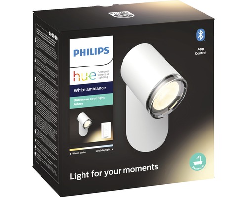 Verpackung einer Philips Hue Adore Badezimmerlampe