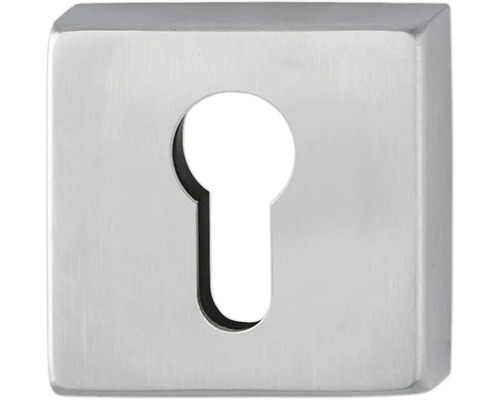 Rosettenpaar AnsaPro Thelon PZ eckig 53x53 mm Edelstahl matt