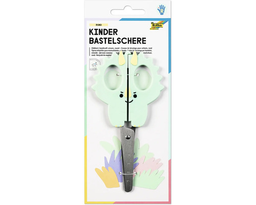 Ciseau de bricolage enfants Dino droitier 16 cm