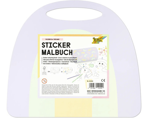 Sticker Malbuch Rainbow Dreams 15 Motive inkl. 36 Sticker