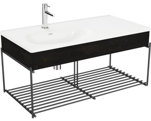 Meuble-lavabo avec meuble sous-vasque et étagère