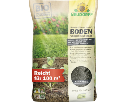 Engrais Neudorff Terra Preta 10 kg / 100 m² Sac d''amendement de sol Neudorff Terra Preta pour 100 mètres carrés