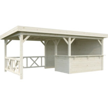 Pavillon en bois avec bar