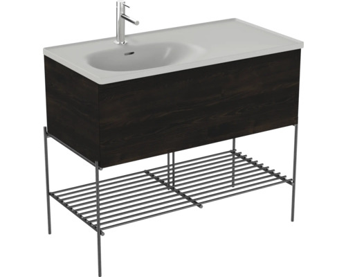 Waschtisch mit Unterschrank, Ablage und Handtuchhalter