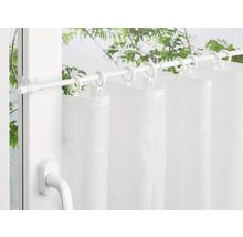 Tringle à rideaux télescopique aura blanc 135-225 cm Ø 13 mm