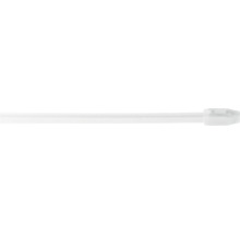 Barre de vitrage télescopique simple blanc 100-190 cm Ø 10 mm 2 pces