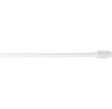 Barre de vitrage télescopique simple blanc 80-150 cm Ø 10 mm 2 pces