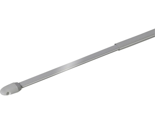 Barre de vitrage télescopique simple argent 60-110 cm Ø 10 mm 2 pces Barre de vitrage télescopique simple argent 60-110 cm Ø 10 mm 2 pces