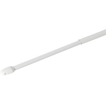 Barre de vitrage télescopique simple blanc 60-110 cm Ø 10 mm 2 pces