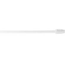 Barre de vitrage télescopique simple blanc 60-110 cm Ø 10 mm 2 pces