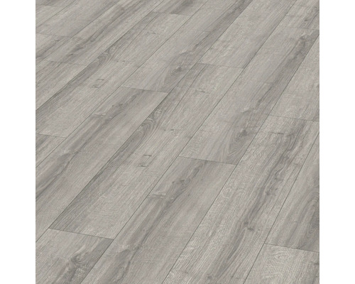 Dekorative Laminatbodenfläche mit Holzstruktur.