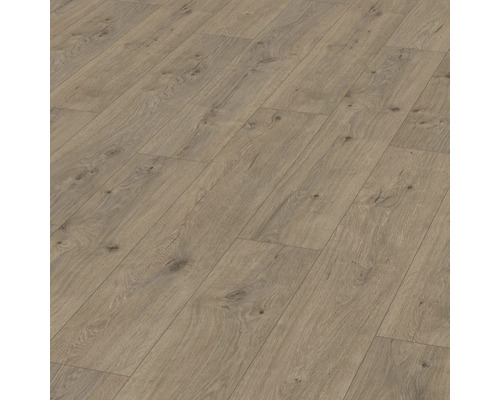 Verlegter Laminatboden mit Holzoptik